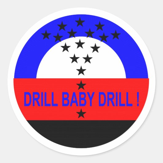 BOOR BABY DRILL_STICKER 3" RONDE STICKER (Voorkant)