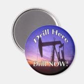 Boor hier Boor nu! magneet (Voorkant / Achterkant)