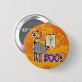 boor-kat ronde button 5,7 cm (Voorkant /achterkant)