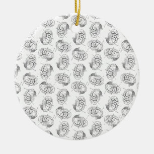 Boorddiagrammen Art DOUANE ACHTERGROND KLEUR Keramisch Ornament