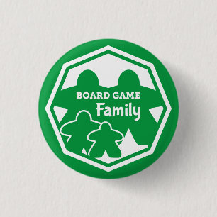 Boordspelfamilie 2P2K wit Lijst Ronde Button 3,2 Cm
