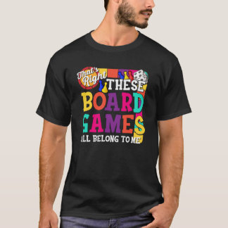 Boordspellen die allemaal tot mij behoren - Gift T-shirt