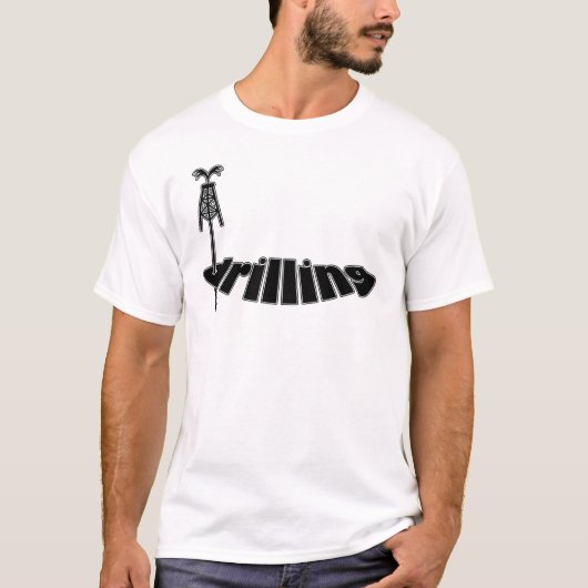 Boorinstallatie, olierijg t-shirt (Voorkant)