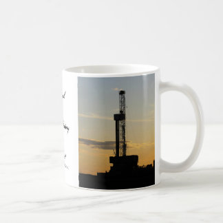 Boorinstallatie Silhouet Koffiemok