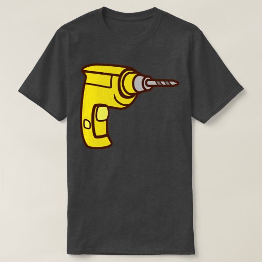 Boormachine T-shirt (Design voorkant)