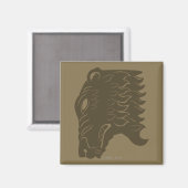 BOORN™ Beer hoofdsymbool Magneet (Voorkant / Achterkant)