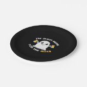 Boos Beer Halloween Halloween Papieren Bordje (Gekanteld)