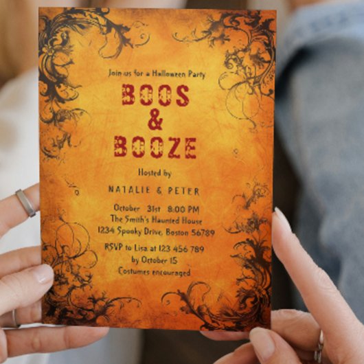 Boos & Booze I Ivy Invitation