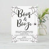 Boos & Booze Invitation Halloween (Debout devant)