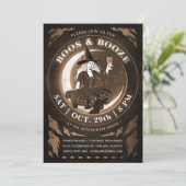 Boos & Booze Invitations Halloween (Debout devant)