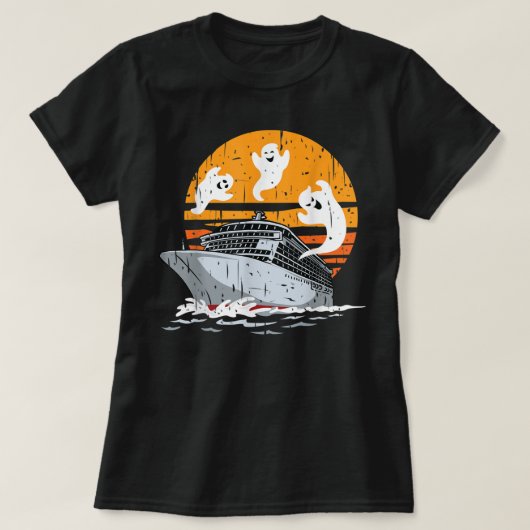 Boos Cruise Halloween T-shirt (Design voorkant)