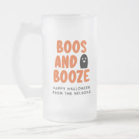 Boos en Booze Adult Halloween Cute Ghost