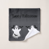 Boos en vleermuizen bad handdoek (Wasdoekje)