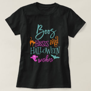 Boos Hisses en Halloween Wishes T-Shirt