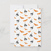 Boos Hisses et cartes de voeux d'Halloween (Dos)