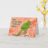 Boos Kaart (Gele Bloem)