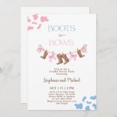 Boos of bogen Geslacht onthullen Kaart (Voorkant / Achterkant)