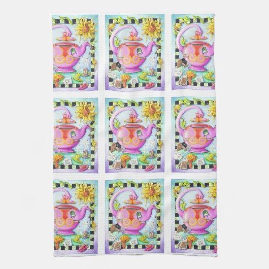 BOOS OP TEA PARTY THEEDOEK (Verticaal)