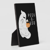 Boos Pumpkin Halloween a Halloween Fotoplaat (Zijkant)