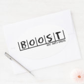 Boost Anti-drug Ovale Sticker (Envelop)