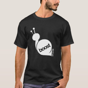 Boost krijgt je uitgeleend - Witte slak T-shirt