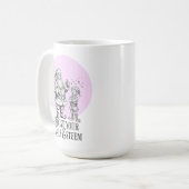 Boost your elf esteem funny santa elf pun mug (Devant gauche)