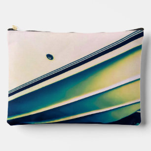 Boot Abstract in Blauwe Print Cut Naaizak Etui