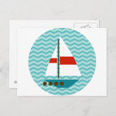 Boot Briefkaart (Voorkant / Achterkant)