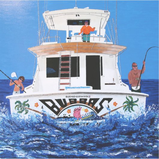 boot Bubba Sticker (Voorkant)