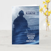 Boot Camp Afstuderen sterren en Stripes Soldaat Ca Kaart (Gele Bloem)