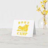 Boot Camp Militaire Bootcamp Fitness Workout Distr Kaart (Gele Bloem)