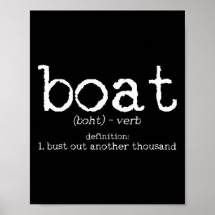 Boot Definitie Laat Nog Eens Duizend Andere Grappi Poster