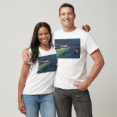 Boot en boei t-shirt (Unisex)