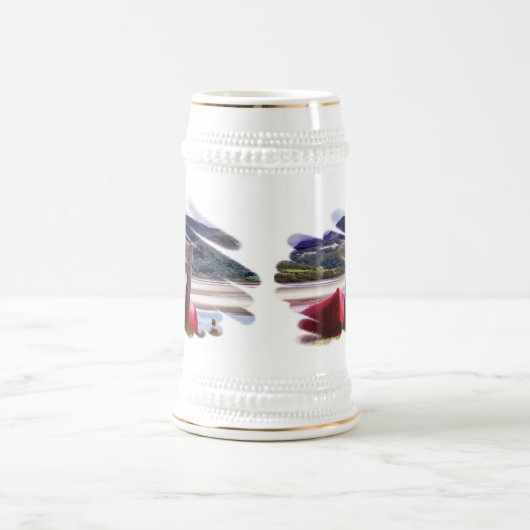 BOOT- EN MOUNTAINENLANDSCHAP BIERPUL (Center)