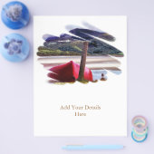 BOOT- EN MOUNTAINENLANDSCHAP FLYER (Enkel)