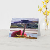 BOOT- EN MOUNTAINENLANDSCHAP KAART (Gele Bloem)