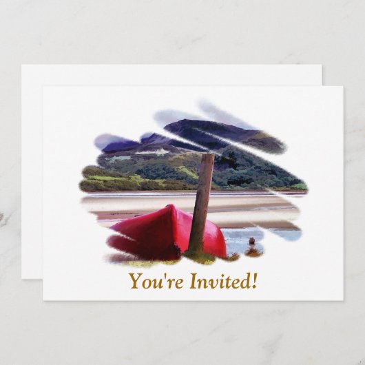 BOOT- EN MOUNTAINENLANDSCHAP KAART (Voorkant / Achterkant)