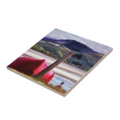 BOOT- EN MOUNTAINENLANDSCHAP TEGELTJE (Zijkant)