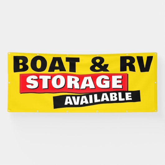 Boot en RV opslag beschikbaar veel ruimte buiten Spandoek (Horizontaal)