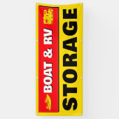 Boot en RV opslag veel ruimte beschikbaar buiten Spandoek (Verticaal)