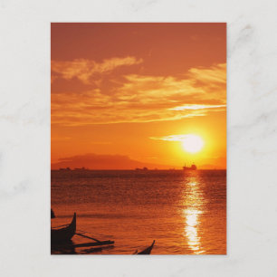 boot en zon briefkaart
