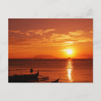 boot en zon briefkaart