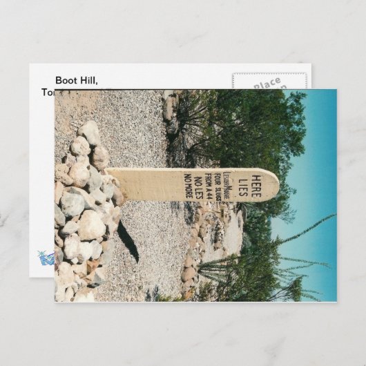 Boot Hill Briefkaart (Voorkant / Achterkant)