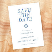 Boot Huwelijk Bewaar de Datum Save The Date