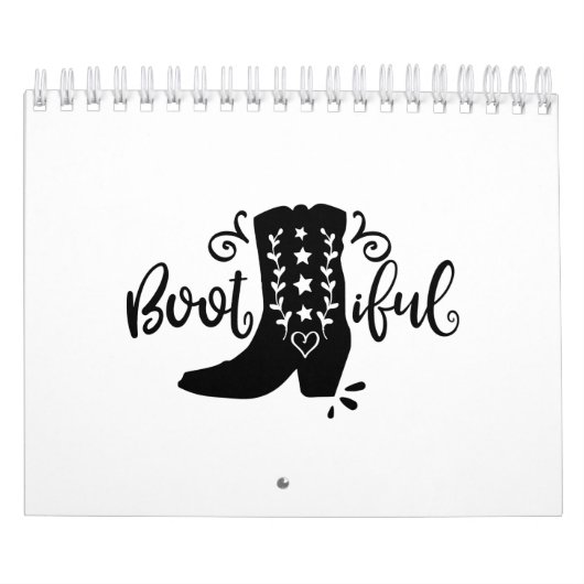 Boot Iful Cowgirl Ideeën Kalender (Hoes)