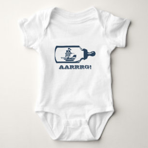 Boot in een Baby-fles Romper