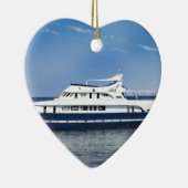 boot in het zee keramisch ornament (Rechts)