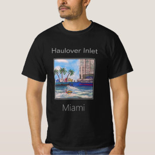 Boot, Jetski, Haulover Inlet, Miami, Florida T-shirt