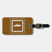 Boot Launch Area Symbool Sign Bagagelabel (Voorkant horizontaal)