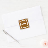 Boot Launch Area Symbool Sign Vierkante Sticker